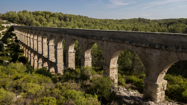 Foto pont del diable, tarragona, katalonien, spanien