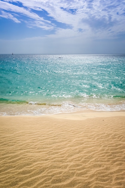 Ponta Preta Strand und Düne in Santa Maria, Insel Sal, Kap Verde