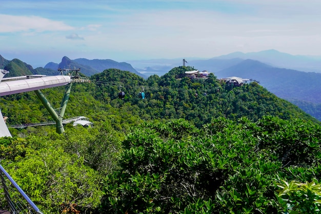 Ponte aérea da ilha de Langkawi, na Malásia