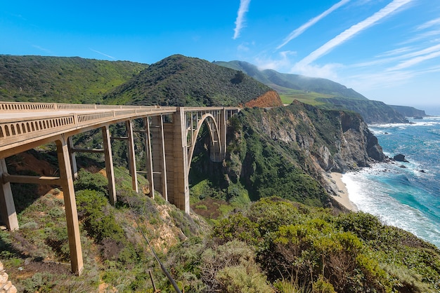 Foto ponte bixby, sur grande caliofornia