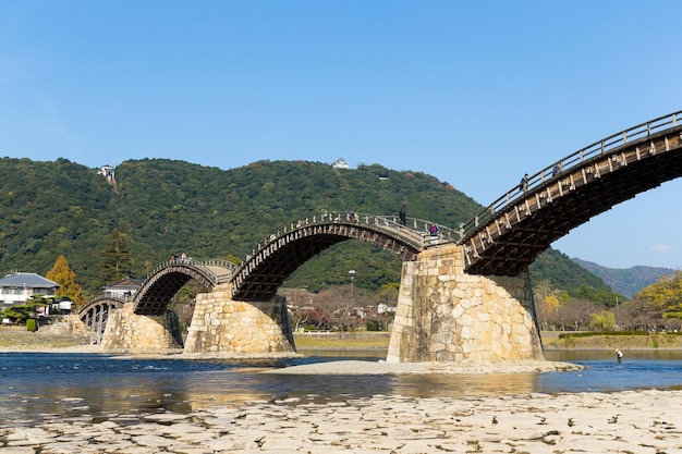 Ponte de madeira Kintai