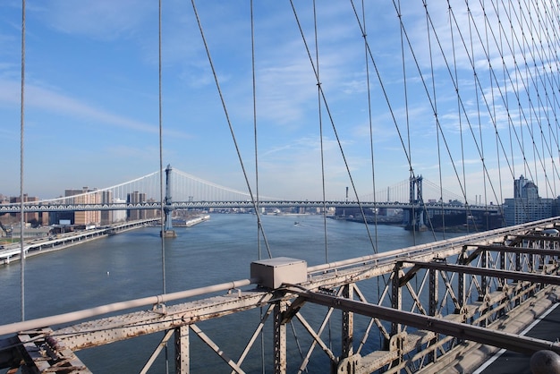 Ponte de Manhattan e East River