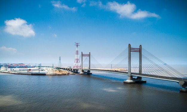 Ponte de Travessia Marítima de Xangai China