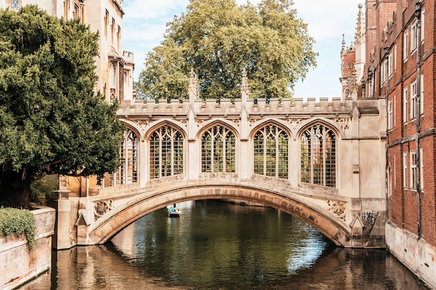 Ponte dos suspiros em cambridge