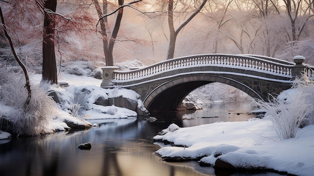 ponte gapstow no inverno