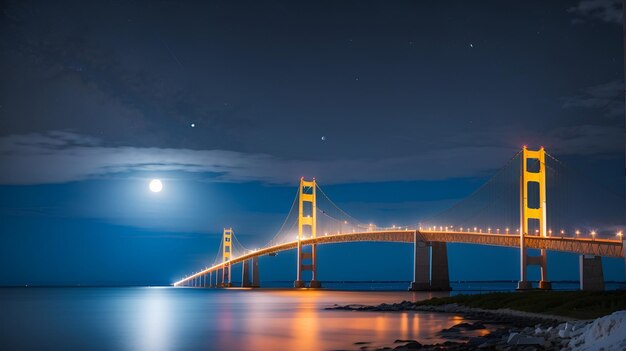 Foto ponte noturna