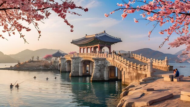 Foto ponte seongsan, na coreia