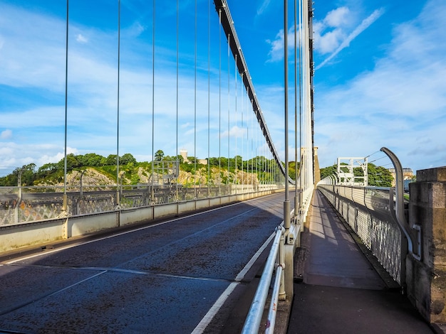 Ponte suspensa HDR Clifton em Bristol