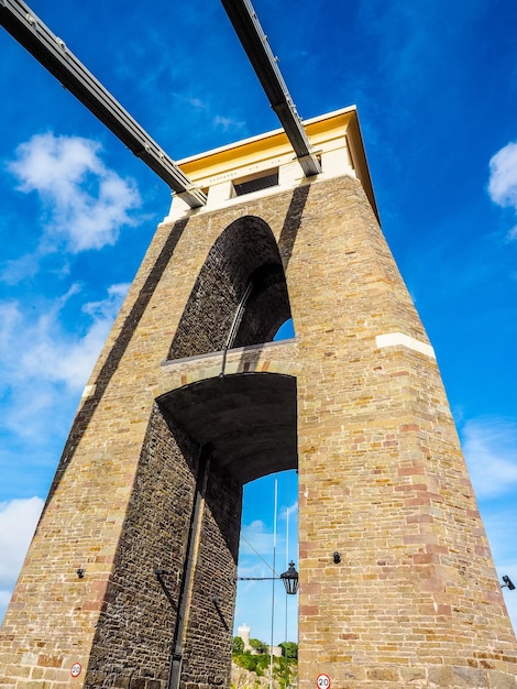 Ponte suspensa HDR Clifton em Bristol