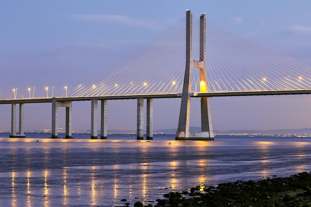 Ponte Vasco da Gama em Lisboa Portugal