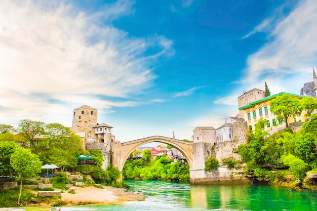 Ponte Velha em Mostar, Bósnia e Herzegovina