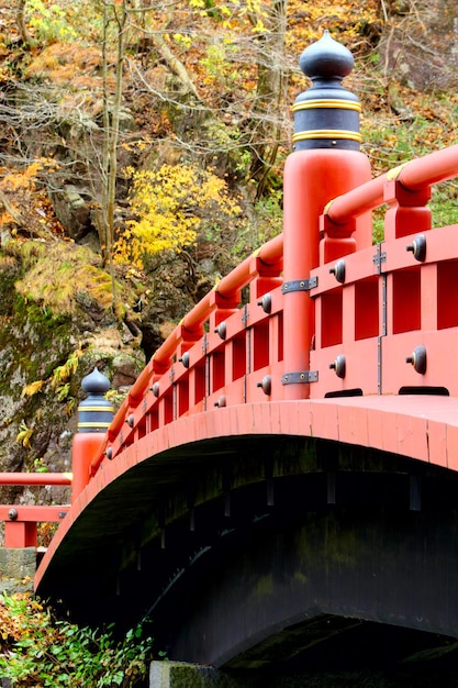 Ponte vermelha em Nikko