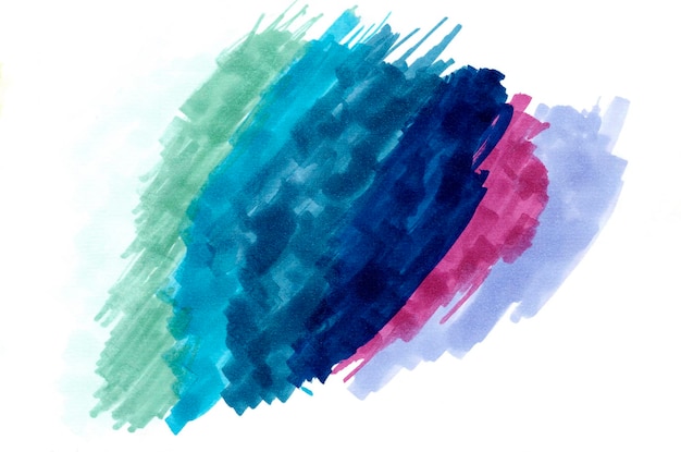 Ponto de caneta hidrográfica abstrata em papel branco Fundo desenhado à mão