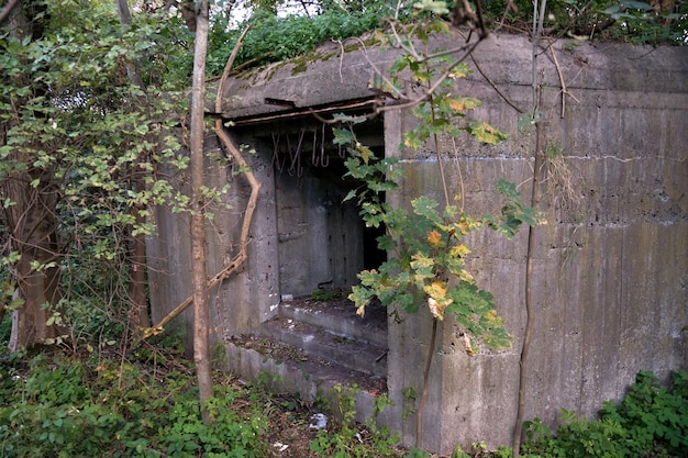 Ponto de tiro de longo prazo na linha de defesa da fortaleza de Brest