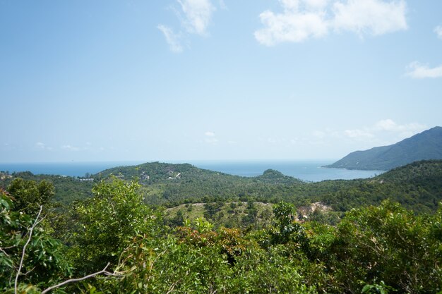 Ponto de vista de Koh Pangan, Tailândia