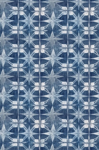 Foto ponto indigo shibori sashiko