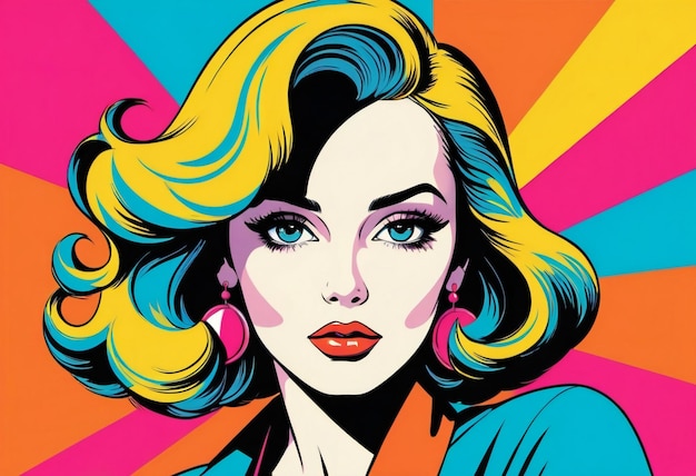 Pop-Art-Illustration