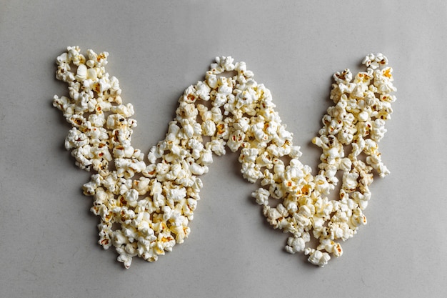 PopCorn Alphabet, isoliert