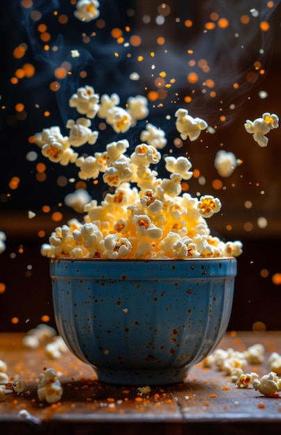 Foto popcorn cinema cinema lanche álbum de fotos visuais cheio de momentos doces e deliciosos
