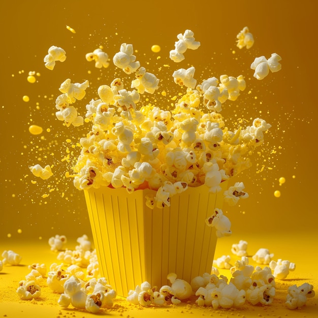 Popcorn cinema cinema lanche álbum de fotos visuais cheio de momentos doces e deliciosos