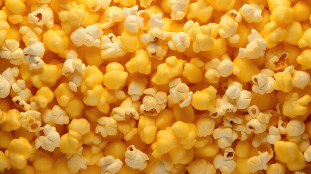 Popcorn-Hintergrund, AI-generiertes Bild