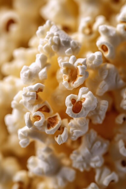 Popcorn Kino Snack visuelles Fotoalbum voller süßer und köstlicher Momente