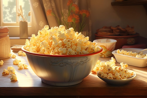 Popcorn-Küche Ai