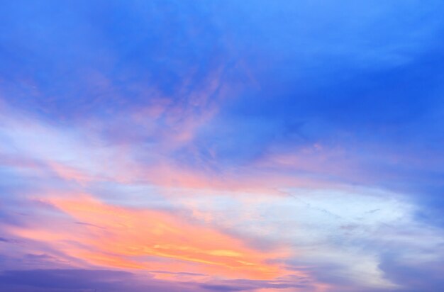 Pôr do sol com nuvens