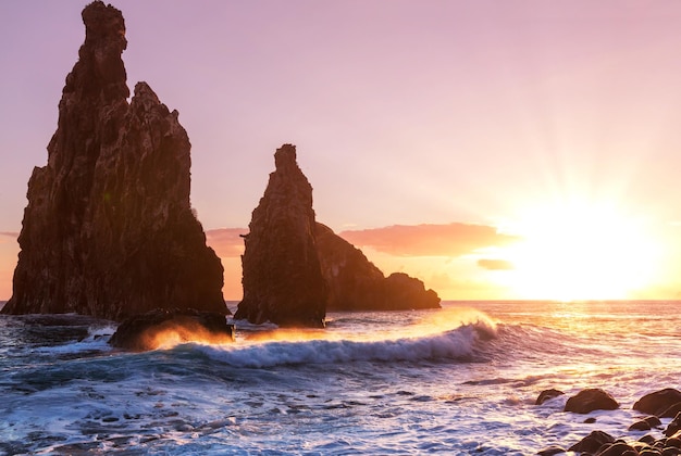 pôr do sol na Madeira