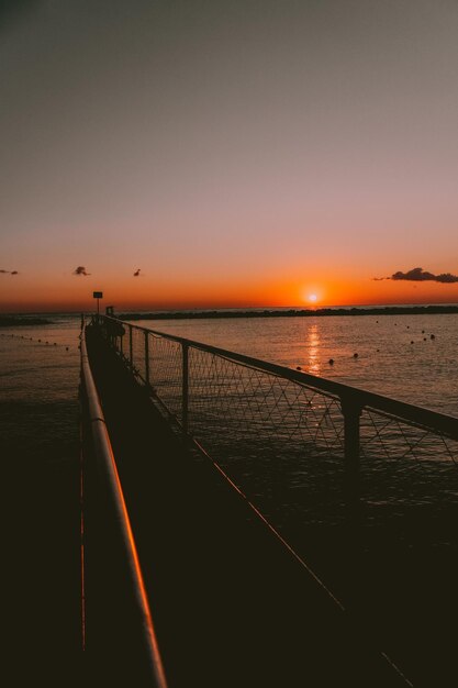 Pôr do sol na praia