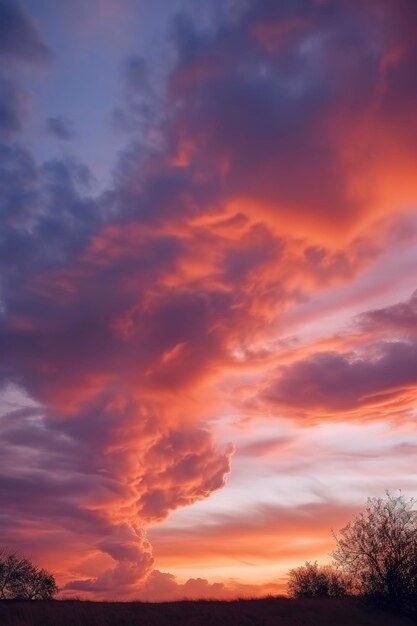 Foto pôr-do-sol no céu por pessoa