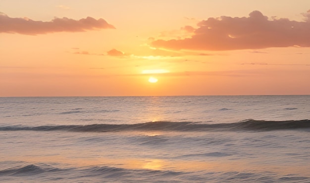 Pôr do sol no mar