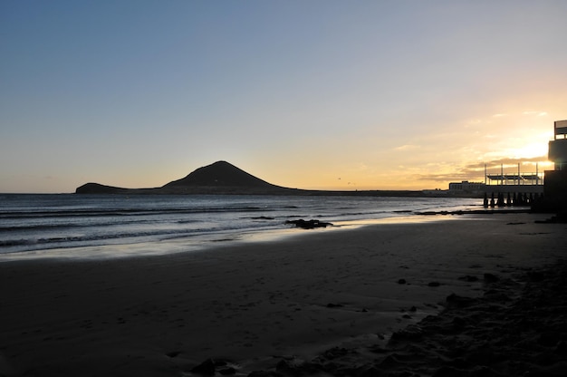 Pôr do sol no Oceano Atlântico