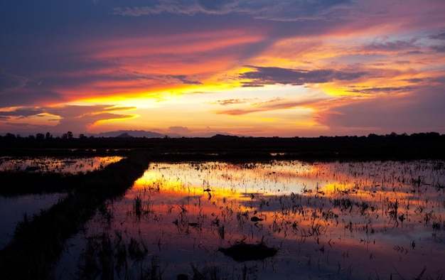 pôr do sol