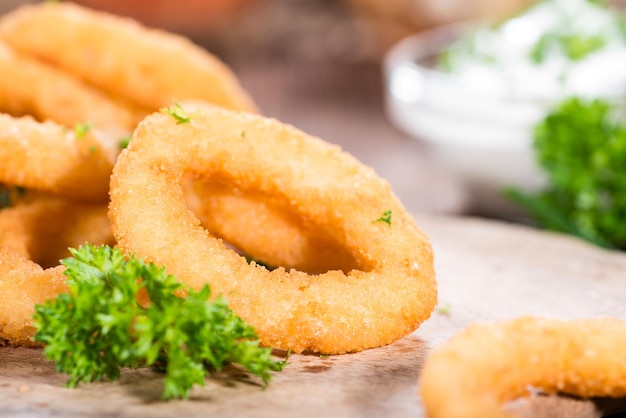 Porção de Onion Rings