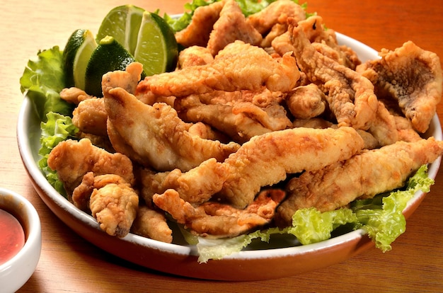 porción de tilapia