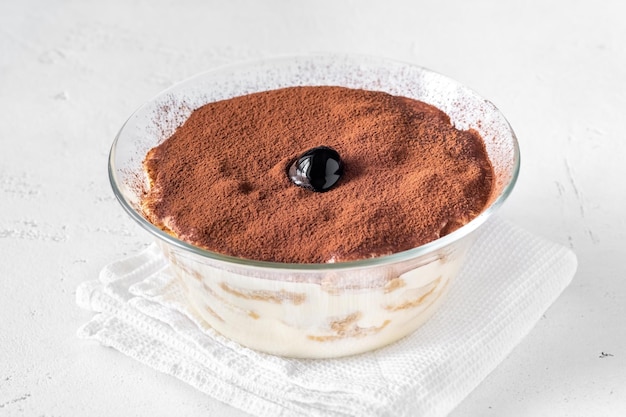 Porción de tiramisú