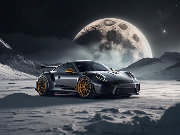 El Porsche en la Luna