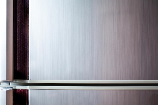 Porta de geladeira moderna com alça com espaço livre para texto
