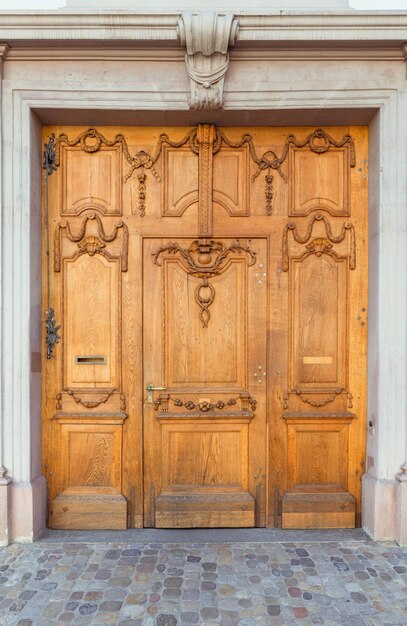 porta de madeira velha