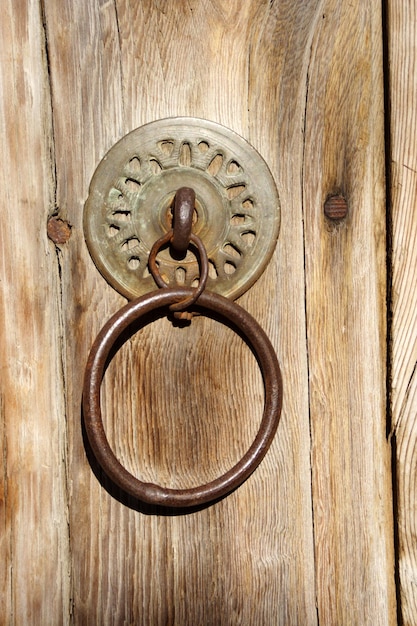 Foto porta de madeira