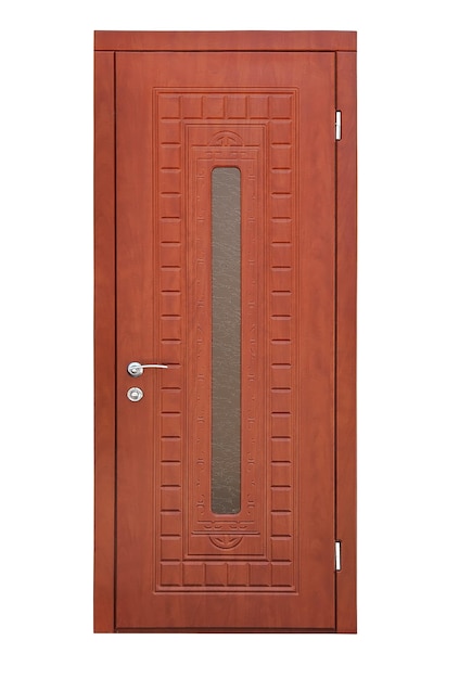 porta interna vermelha