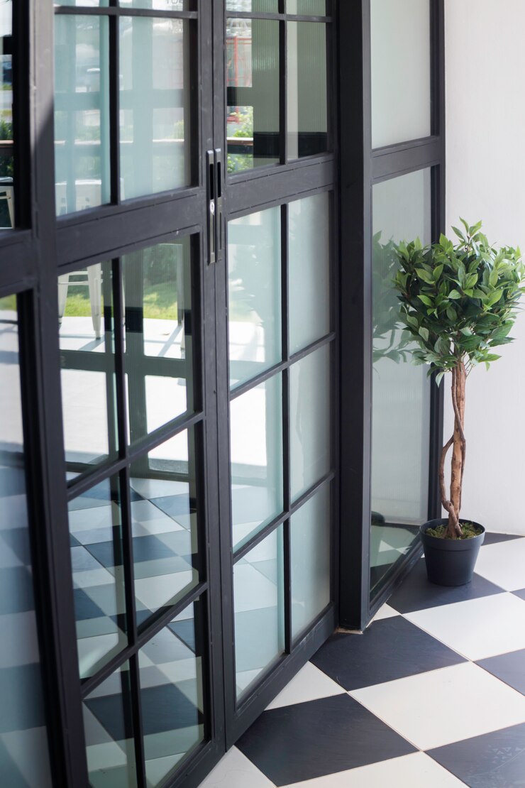 Porta moderna loft com refletir