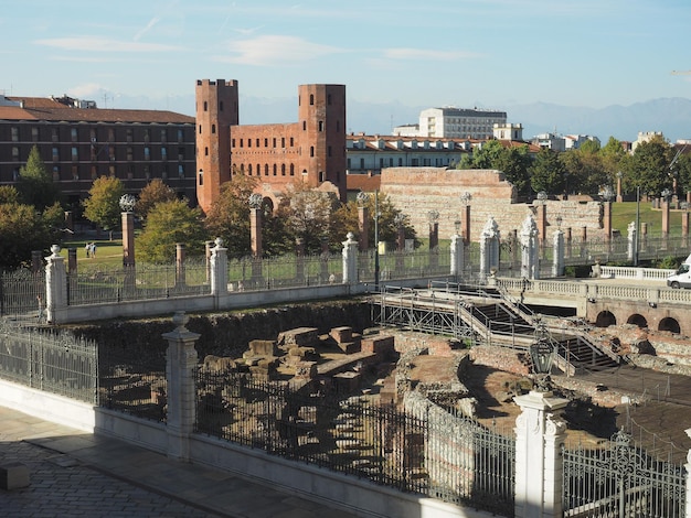 Porta Palatina Pfälzer Tor in Turin