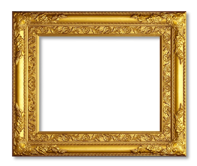 Porta-retrato de ouro velho