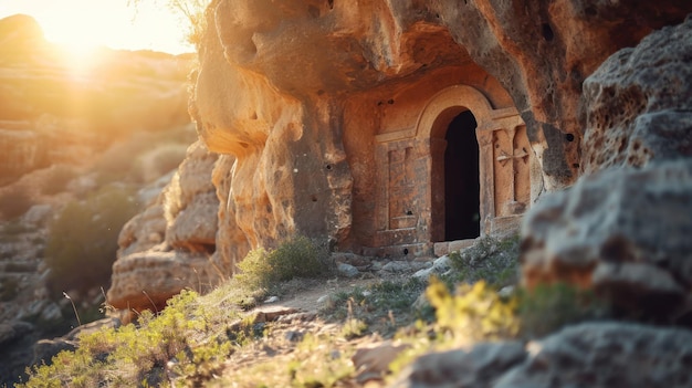 Portal Enigmático Uma Caverna de Outro Mundo Que O Convida a Explorar Suas Profundidades Misteriosas