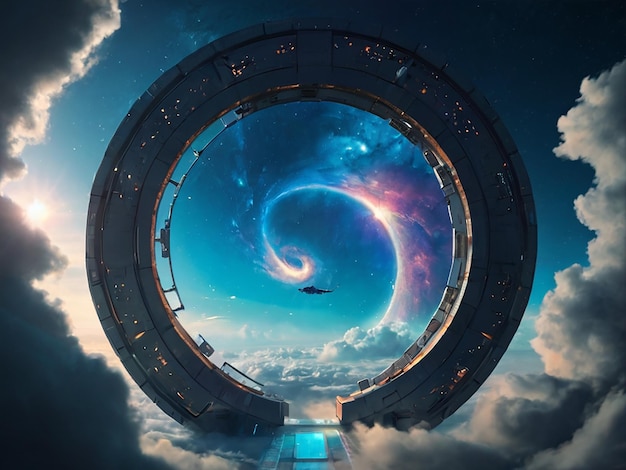 El portal espacial del cielo