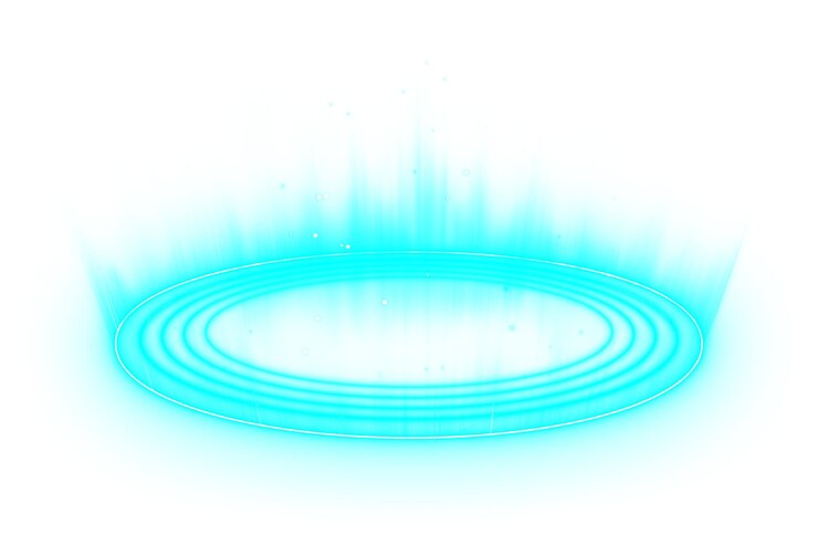 Foto portal futurista elemento png remix digital fundo transparente
