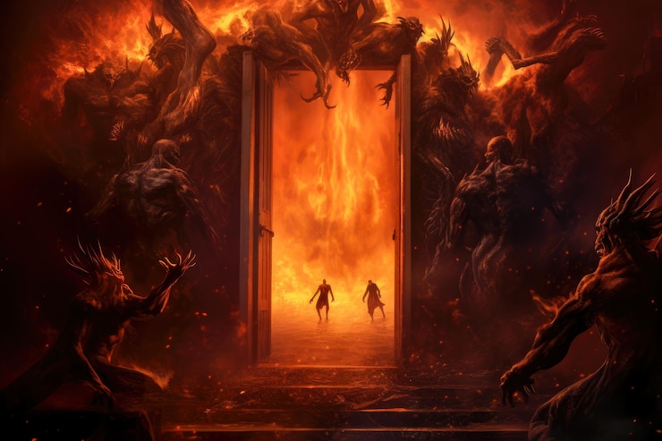 Foto portal para o inferno
