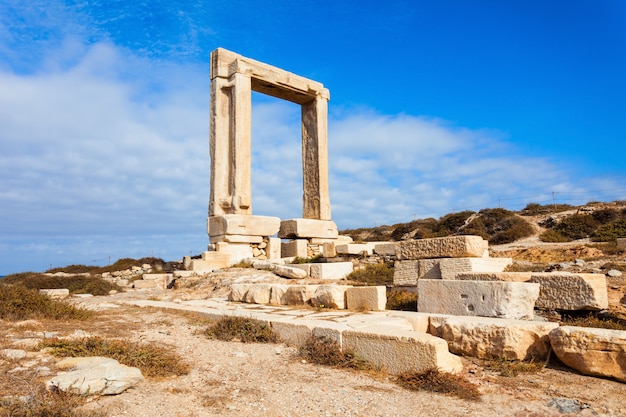 Portara Palatia in der Insel Naxos